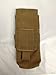 USMC COYOTE DOUBLE MAG POUCH USGI MILITARY FIRE FORCE MOLLE II