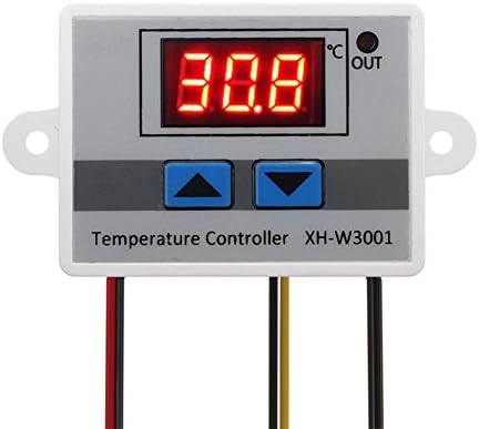 KKmoon XH-W3001 Digital LED Pre-wire Cool/Hot Temperature Controller Thermostat Control Switch Probe with Sensor 220V/24V/12V