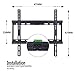 Paladinz TV Wall Mount Monitor Bracket for most 32 38 40 42 43 44 46 47 49 50 52 55 inch LCD LED TV Flat Panel Screen Plasma Compatible With Samsung Sony LG Toshiba Sceptre Hitachi Avera Bubble Level