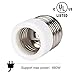 UL-listed Mogul (E39) to Medium (E26/E27) Light Bulb Lamp Socket Porcelain Adapter Converter Reducer
