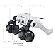 YOCTOSUN Head Wearing Watch Repair Magnifying Glass Double Eye LED Lighted Jeweler Glasses Magnifier 10x 15x 20x 25x