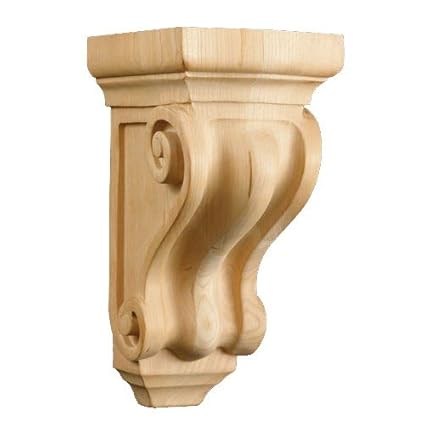 Brown Wood Inc 01605001al1 Full Corinthian Decorative Wood Corbel