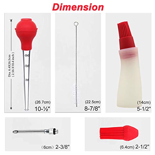 Myswift Baster Set Turkey baster with silicone bulb Stainless steel
