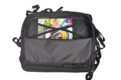 MOEBULB Multi-Pockets Roll Cage Cargo Storage Bag Saddlebag for Jeep Wrangler JK 2007-2016 Tool Kits Bottle Drink Phone Tissue Gadget Holder (2-Door, 1pcs/set)