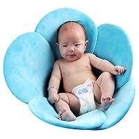 Kidoll Newborn Baby Boys Girls Foldable Soft Flower Petal Shape Bathtub Pad Infant Shower Support Cushion Mat 0-3T