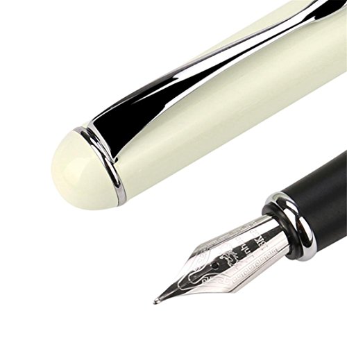 JinHao X750 Fountain Pen Matte Frosted Deluxe Black Extra Fine Nib (E) - Thumbnail 2