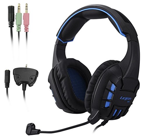 2017 NEW LETTON G10 Xbox 360,PC Gaming Headset Multi Function Pro Game Headphones with Mic for PC , Xbox 360, iPhone, Smart Phone, Laptop, iPad, iPod, Mobilephones-(black) 2017 NEW LETTON G10 Xbox 360,PC Gaming Headset Multi Function Pro Game Headphones with Mic for PC , Xbox 360, iPhone, Smart Phone, Laptop, iPad, iPod, Mobilephones-(black)