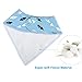 Vicsou Baby Bandana Drool Bibs for Drooling and Teething, Soft Organic Absorbent Cotton, 8-Pack