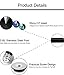 FIBO STEEL 3 Pairs Stainless Steel Round Stud Earrings for Men Women CZ Earrings,8MM