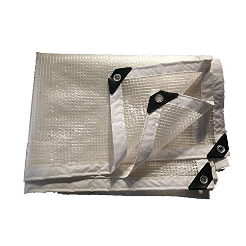Tarps Tarpaulin Outdoor Thicken Tarpaulin Transparent Rainproof Waterproof Sunscreen Tarpaulin Balcony Flowers (Size : 1X1m)