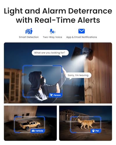 REOLINK 4K 4G LTE Cellular Security Camera, 360° Auto Tracking with Smart AI Detection, 8MP Solar/Battery Powered, Color Night Vision, Local Storage, SIM Card Included, Go PT Ultra-Grey Updated Ver.
