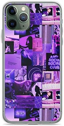 Purple Aesthetic Collage Phone Case Compatible With Iphone 6 6s 7 8 Plus X Xs Xr 11 Pro Max Samsung Galaxy Note S9 S10 S Plus