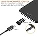USB C to Micro USB Adapter (4 Pack),Type C Female to Micro USB Male Convert Connector with String Charge & Data Sync Compatible Samsung Galaxy S7 Edge S6 S4, LG Nexus 5 4, Motorola Moto G6 Play(Black)
