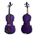 Mendini 16-Inch MA-Purple Solid Wood Viola with Case, Bow, Rosin, Bridge and Strings