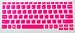 Folox® Colored High Quality Keyboard Skin Cover for Lenovo Ideapad S206, Yoga 11 Ultrabook, YOGA 11S, IdeaTab K3011W, S210T Touchbook, K2450,FLEX 10,FLEX A10,YOGA2 11,11 inch YOGA3 11,MIIX 700 (Hot Pink)