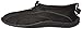 AquaSock Barefoot Quick Dry Water Sports Shoe for Men Beach Walking Swim Surf Yoga Exercise, Black