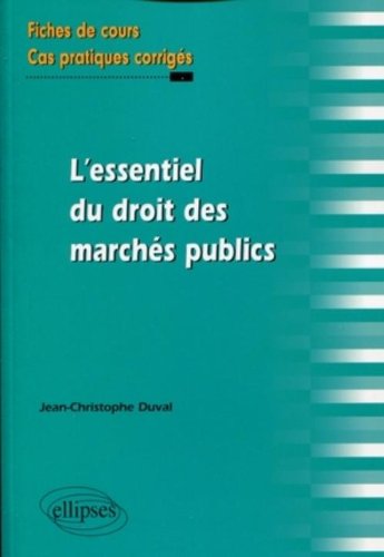 L' essentiel du droit des marchés publics