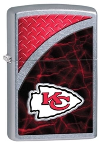 Latest 2016 Style Personalized Zippo Lighter NFL - Free Laser Engraving … (KANSAS CITY CHIEFS)