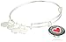 Alex and Ani Women's Listen to your Heart Bangle Shiny Silver One Size