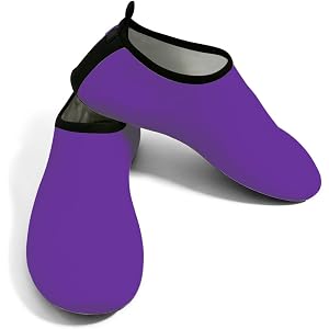 Water Shoes for Women Men Quick-Dry Non Slip Aqua Socks Yellow Solid Color Barefoot Shoes for Beach Swim Pool Surf