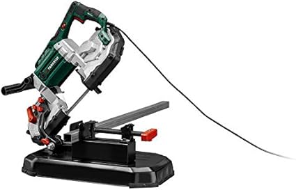 Parkside Scie A Ruban Metal Scie A Ruban A Onglet 1100w Lumiere Led Fixe Ou A Main Bande De Scie Durable Onglet Amazon Fr Jardin