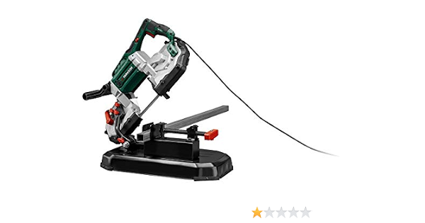 Sierra de cinta de metal PARKSIDE®, sierra de cinta de inglete, 1100 W, luz  LED, estacionaria o de mano, banda de sierra duradera, inglete : Amazon.es:  Bricolaje y herramientas
