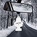 LITTLE TREES Car Air Freshener | Hanging Paper Tree for Home or Car | Coconut | 24 Pack