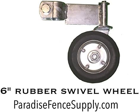 Swing Gate Swivel Helper Wheel for 1-3/8" Chain Link Gates