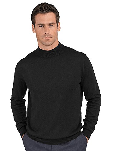 2018 Mock Neck Sweater Men High Quality Cotton Knitted