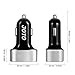 USB Car Charger 3 Ports, JOTO 6.6A/33W USB Car Charger Adapter High Speed Rapid Quick Charging Compatible with iPhone iPad Samsung Galaxy HTC Nexus Motorola Nokia Smartphone and Tablet -Silver