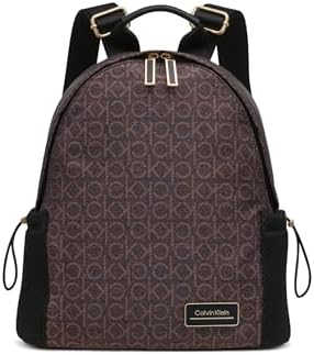 NEW CALVIN KLEIN JESSIE NYLON SLING BAG BACKPACK GREY Calvin Klein Jessie Mesh Side Pocket Nylon Backpack - Macy main image 3