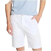 Nautica Mens 10" Stretch Cotton Classic Chino Short (US, Waist, 33, Regular, White)