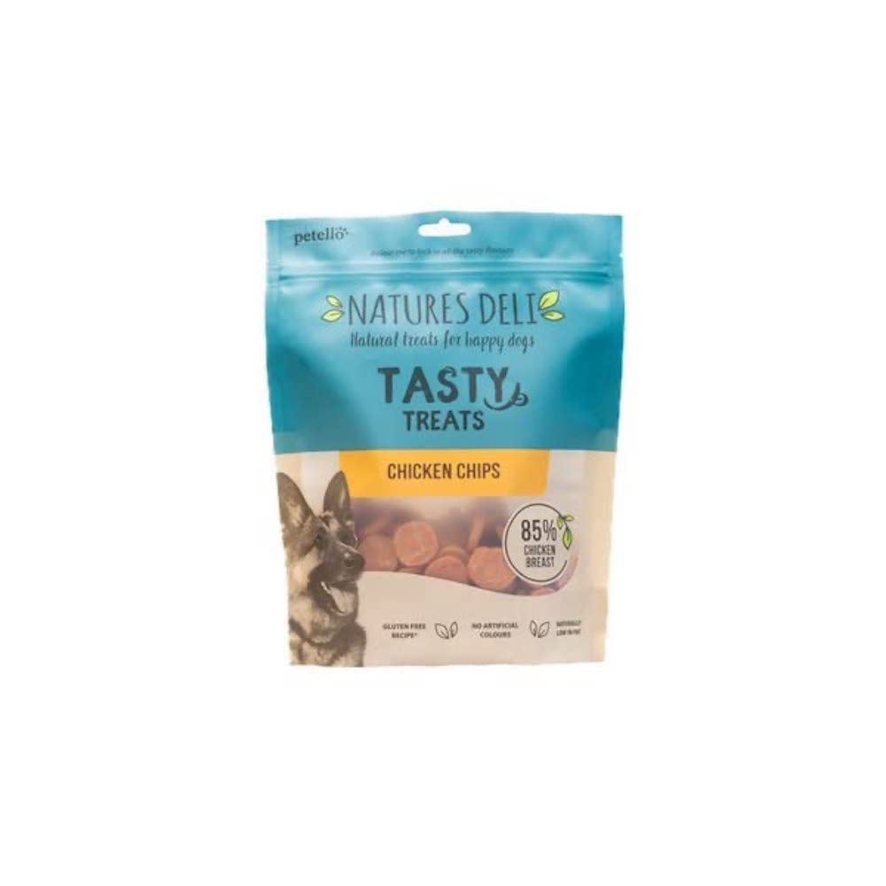 Natures Deli Soft Chicken Chips - Low Fat, Nutritious, Gluten Free, Natural Flavour - 100g
