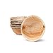 Palm Leaf Soup Bowl - Environmentally Disposable Tableware | 25 Pieces | 9.28 ounce 5 Inches Round | Bamboo Style | Biodegradable & Compostable