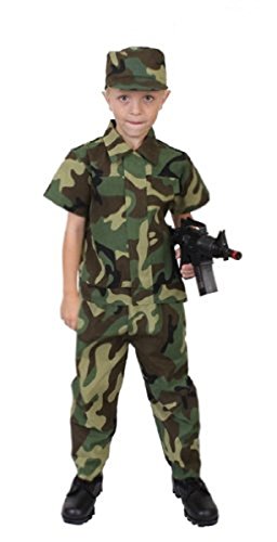 Rothco Kids Camouflage Soldier Costume, 4-6 Year