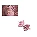CellElection 15Pcs Baby Girls Headbands 4'' Big Boutique Bling Sparkly Glitter Sequin Hair Bows Headband Elastic Hair Bands Hair Accessories for Toddlers Infants Newborns