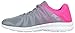 Fila Women's Memory FINITION Running Shoe, Monument/Pink GLO/Metallic Silver, 9 Medium US