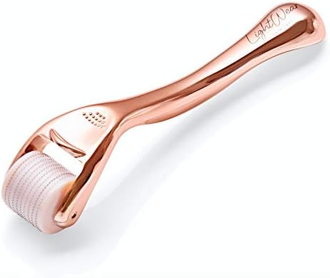 LightWear Derma Roller Microneedling (Free Storage Case Included) - 540 Titanium Micro Dermabrasion Pins - 0.5mm Micro Needles for Boosting Collagen, Anti-Aging, Skin Firming, Stretch Marks and Scars