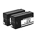 Valuetoner Remanufactured Ink Cartridge Replacement For New Generation Hewlett Packard HP 950XL (2 Black) CN045AN Compatible With Officejet Pro 8610, 8620, 8630, 8640, 8660, 251dw, 276dw MFP, 8100 - N811a, 8600 e-All-in-One - N911g, 8600 Plus - N911n, 8600 Premium - N911a Printer