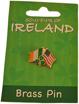 Ireland And Usa Flag Lapel Pin