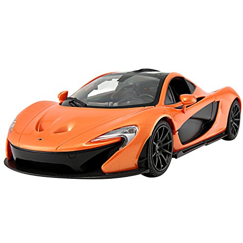 1/14 Scale McLaren P1 Radio Remote Control Model Car R/C RTR Push Button Open Doors (Orange)