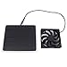 Newsmarts 10W Solar Panel Powered Fan Mini Ventilator for Dog Chicken House Greenhouse RV Roof