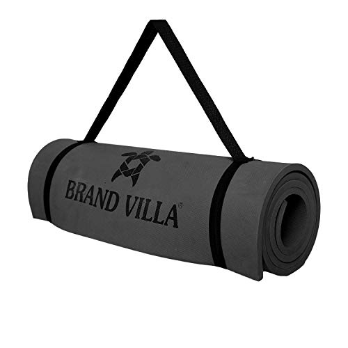 Brandvilla Yoga Mat With Carrying Bag Anti Skid Yogamat For Gym Workout