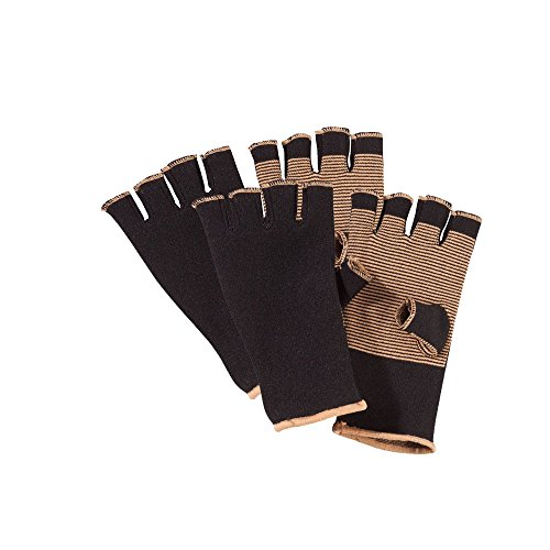 Copper Bamboo Compression Therapeutic Arthritis Pain Relief Support Gloves Improve Mobility