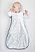 Amazing Baby Microfleece Sleeping Sack, Wearable Blanket with 2-way Zipper, Use after Swaddle Transition, Playful Dots, Blue, Large (12-18 mo)