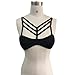 Morecome Women Hollow Crop Tops Sheer Bralette Bustier Unpadded Bra Lingerie (XL)