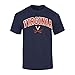 Elite Fan Shop NCAA Virginia Cavaliers Mens NCAA T Shirt Team Color ArchNCAA T Shirt Team Color Arch, Navy, Medium