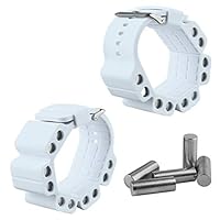tesyyke 2 Pcs Weighted Wristband Wrist Weights Adjustable Arm Training for Sport Yoga Fitness