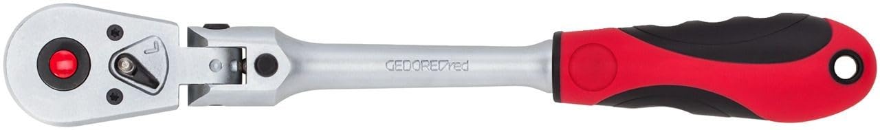 GEDORE Red 2K Joint Reversible Ratchet 3/8 Inch Length 246 mm