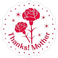 Amazon 母の日シール 100枚入 K 042 ギフトシール 文房具 オフィス用品